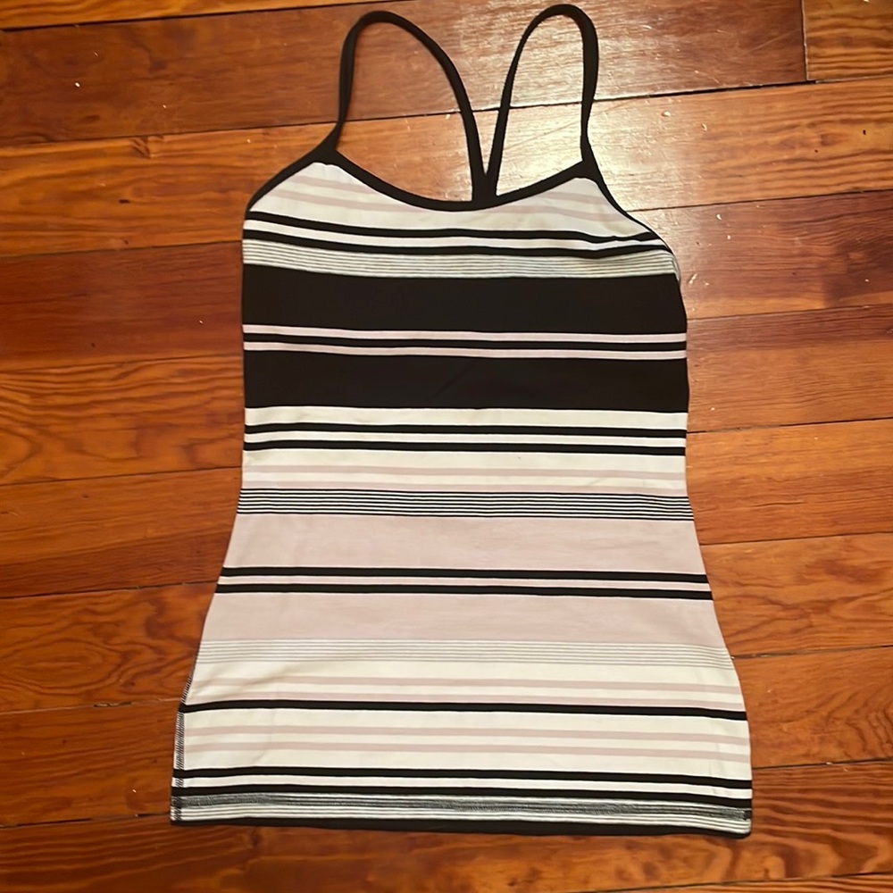 Lululemon Striped Cami Racerback Tank Top